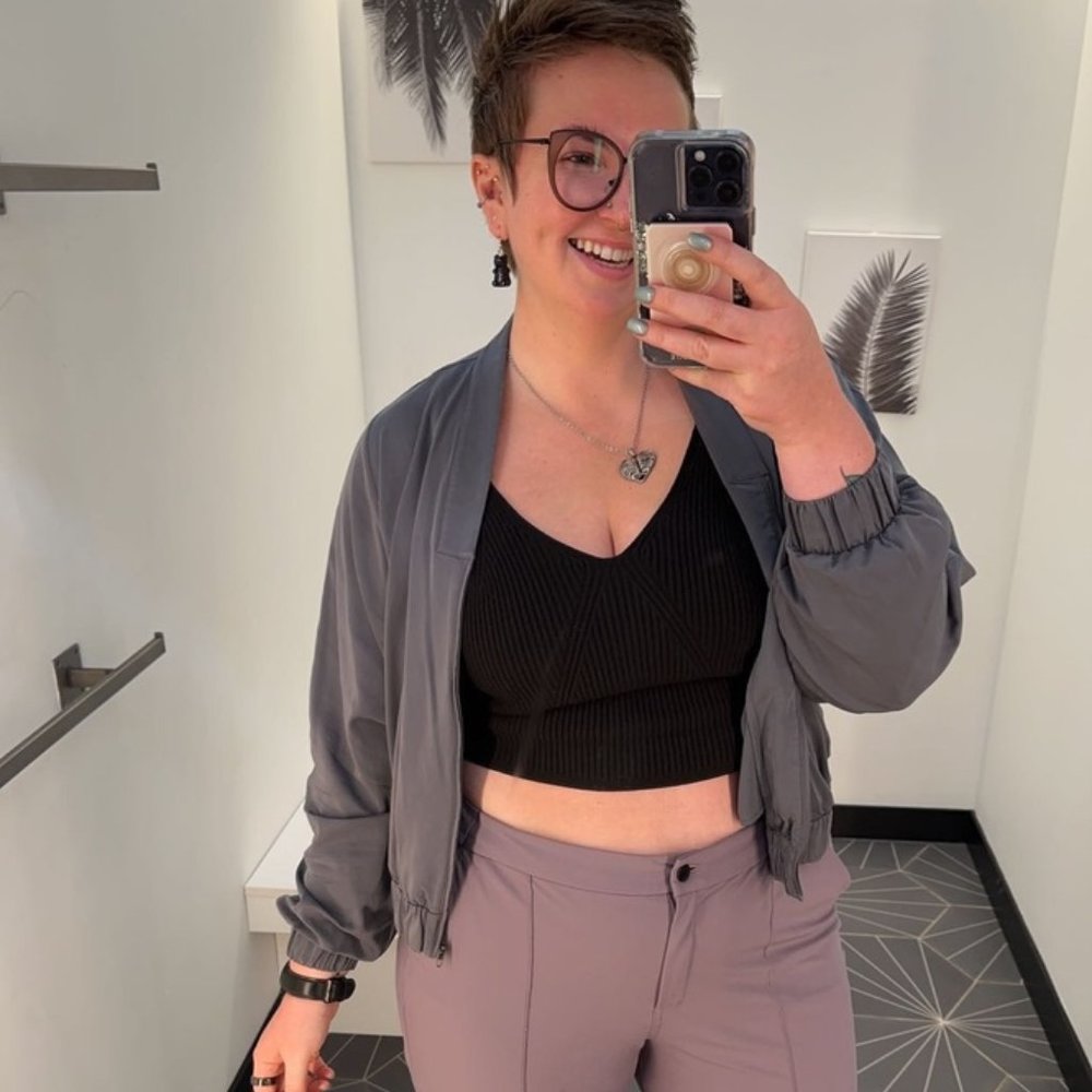 Lululemon lab Oversized-Fit Short Track Jacket